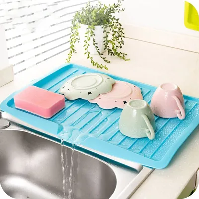 Drying Rack Kitchen Sink Drainer Tray