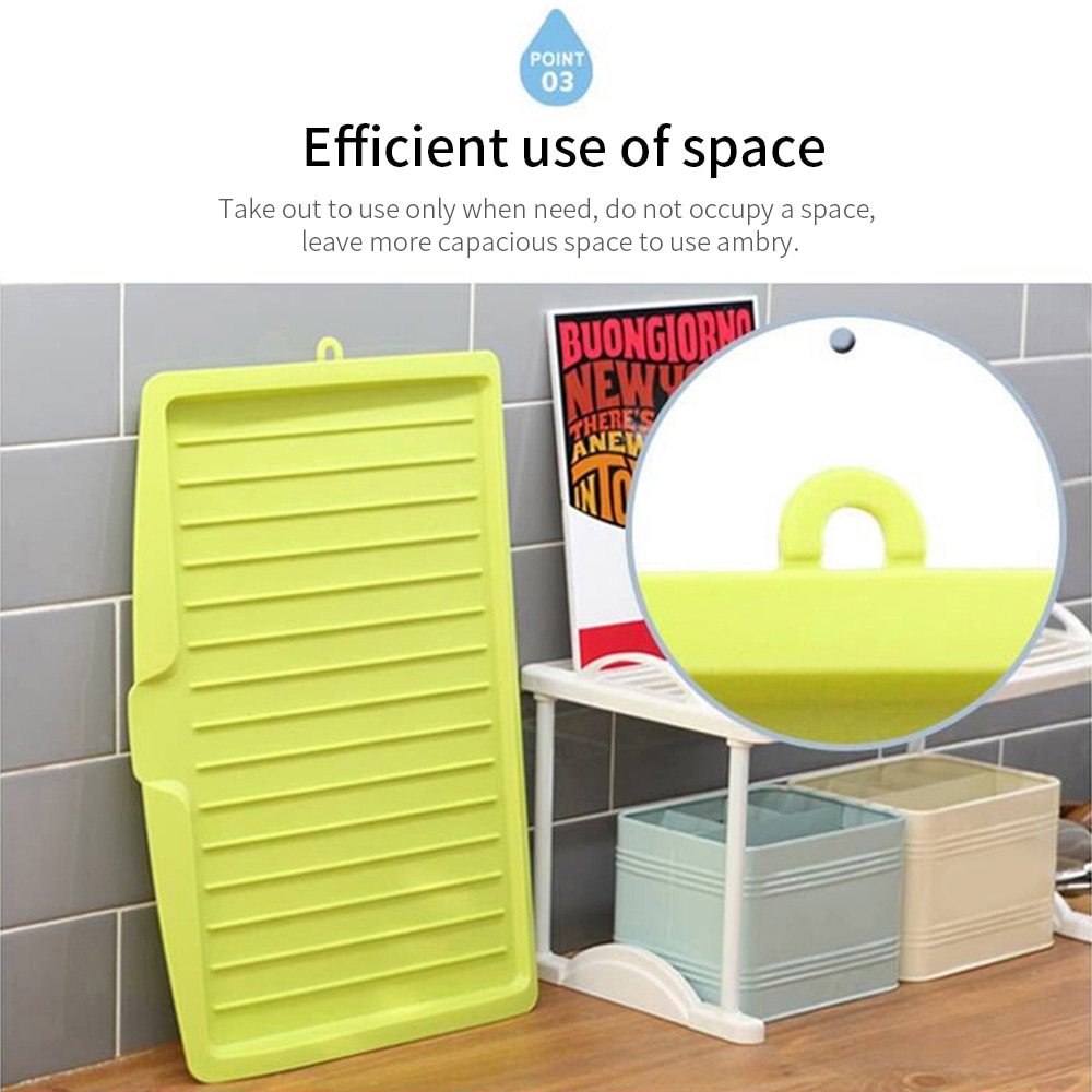 Drying Rack Kitchen Sink Drainer Tray