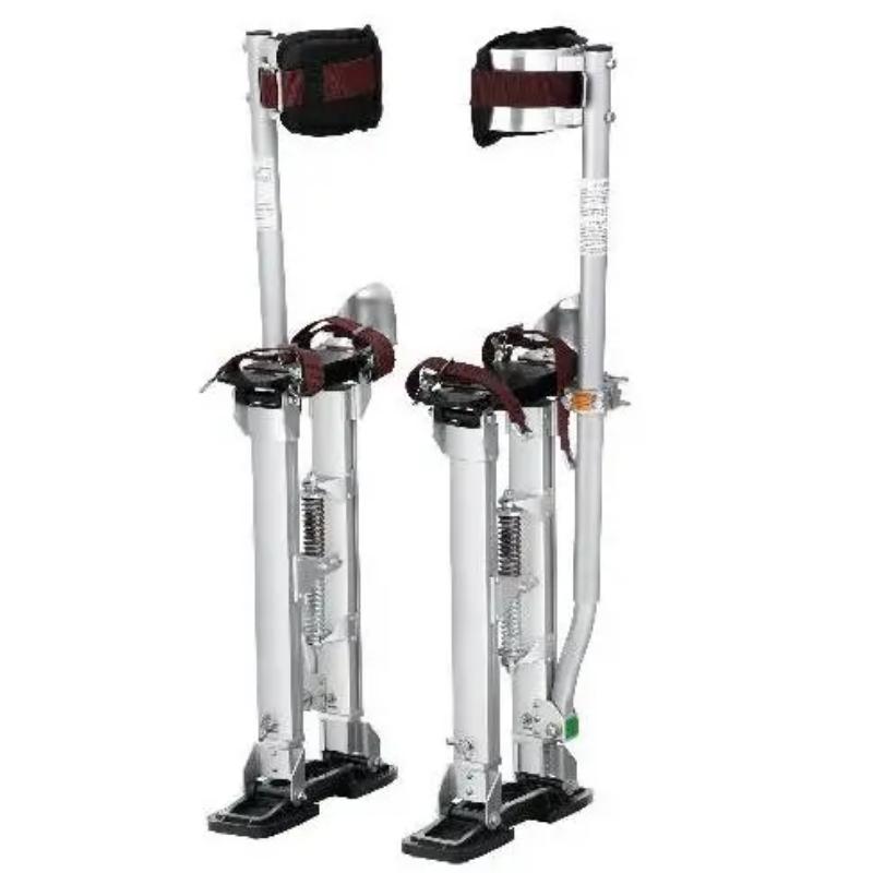 Drywall Stilts 18”-30” or 36”-50” Adjustable Aluminum Tool Stilts with Protective Knee Pads Non-Slip Work Stilts for Drywall Stilts 18”-30” or 36”-50” Adjustable Aluminum Tool Stilts with Protective Knee Pads Non-Slip Work Stilts for