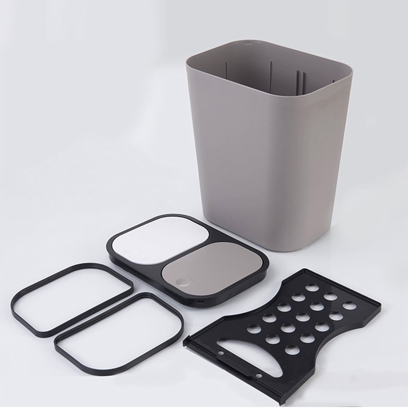 Dual Compartment Trash Can Dual Compartment Trash Can