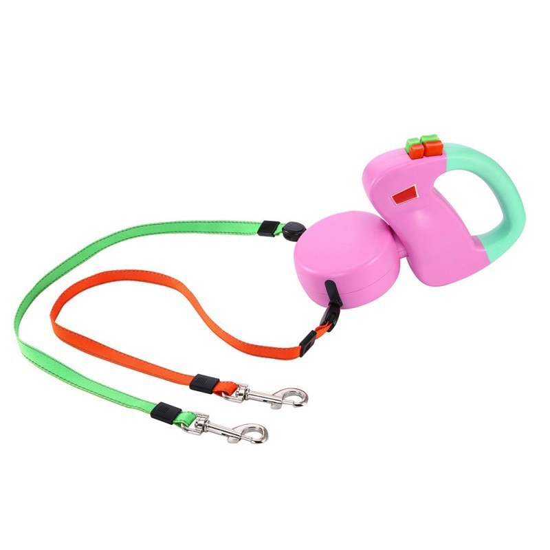Dual Dog Leash Retractable Cord Dual Dog Leash Retractable Cord