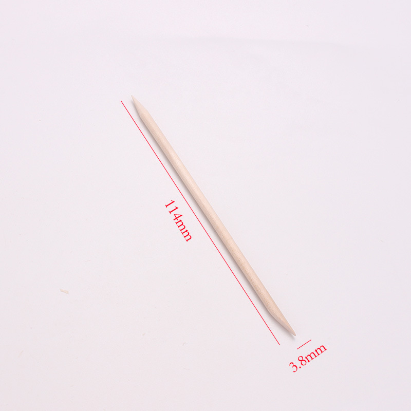 Dual End Wooden Cuticle Pusher (100 pcs)