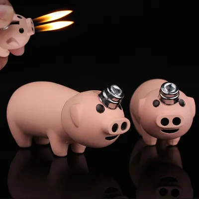 Dual Nozzle Pocket Pig Lighter