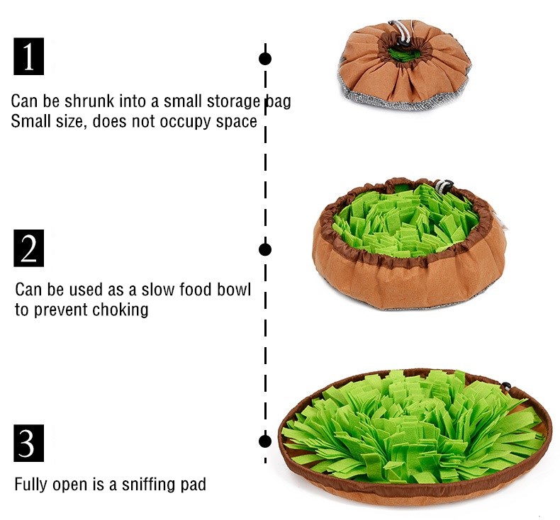 Dual Purpose Pet Snuffle Mat