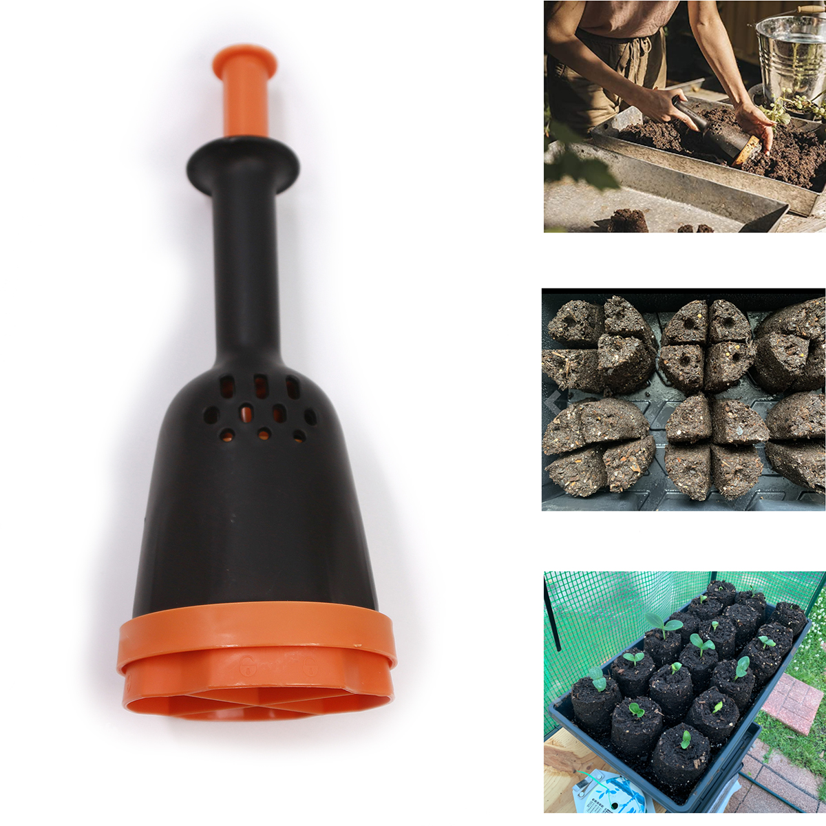 Dual Size Soil Blocker Tool
