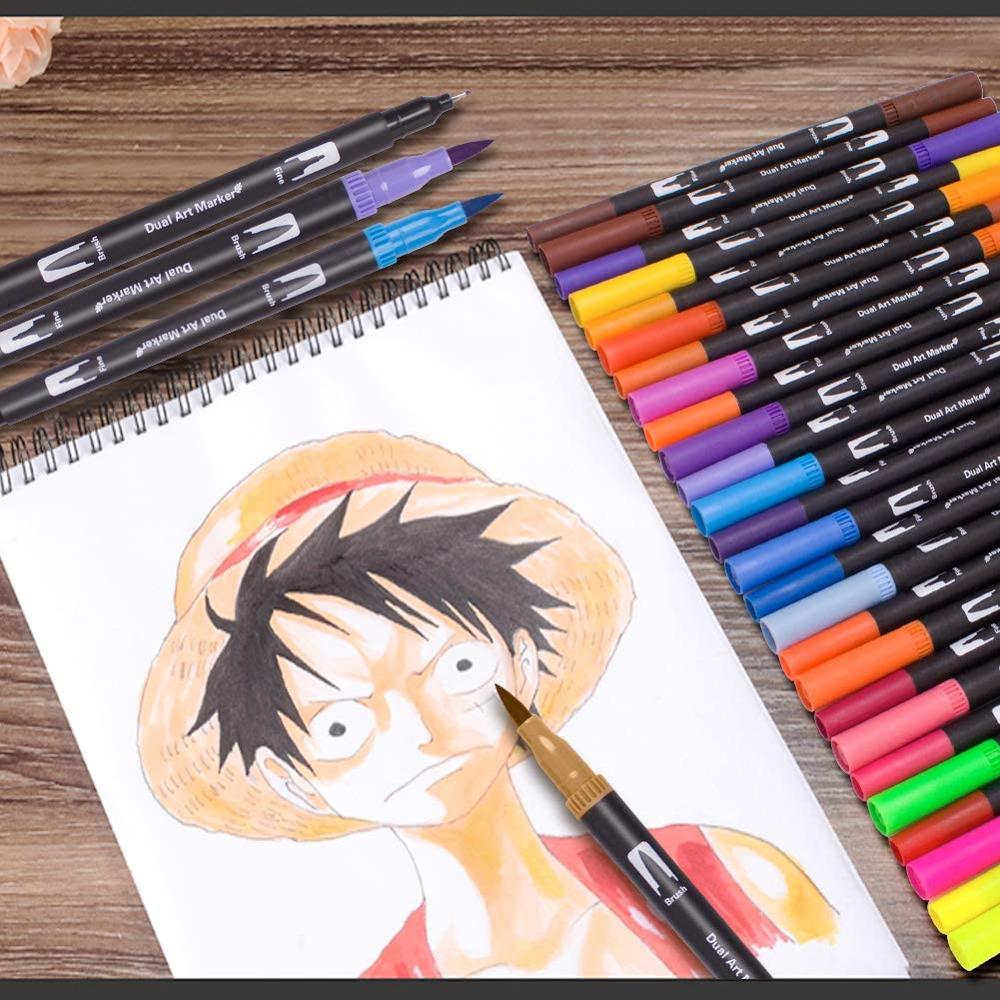 Dual Tip Brush Pens Art Marker Pens Dual Tip Brush Pens Art Marker Pens