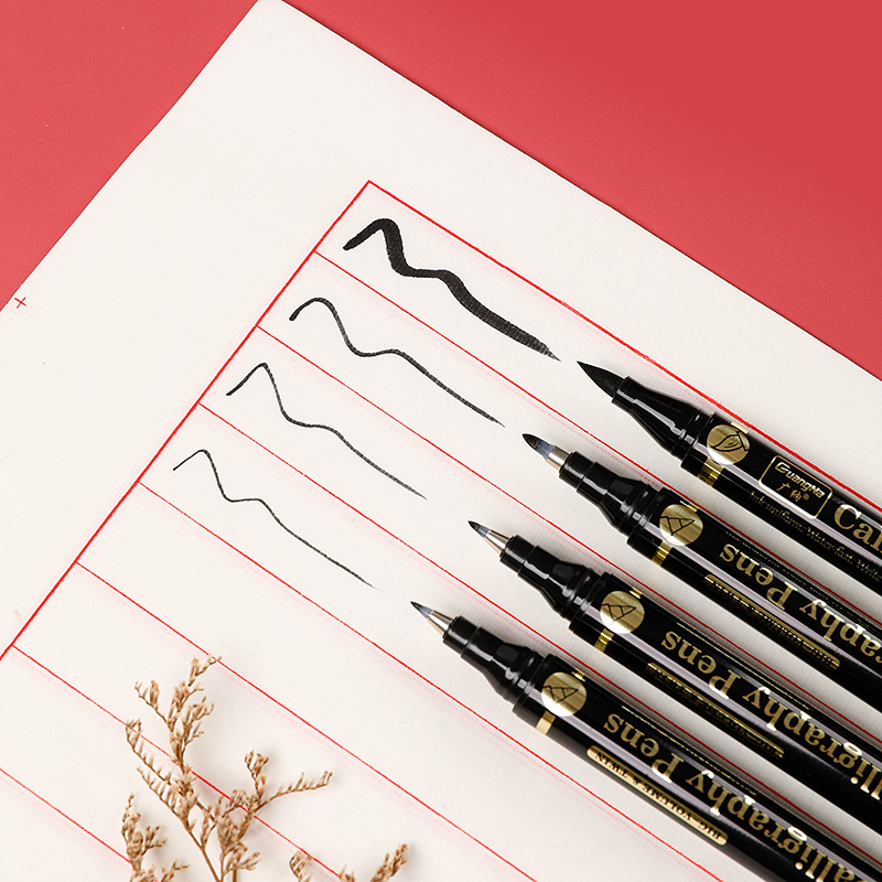 Dual Tip Calligraphy Brush Pen Set (3pcs)