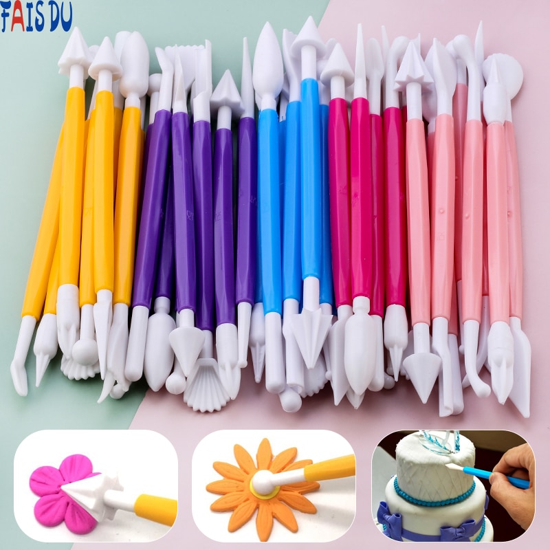 Dual Tip Fondant Tools Set (8 pcs) Dual Tip Fondant Tools Set (8 pcs)