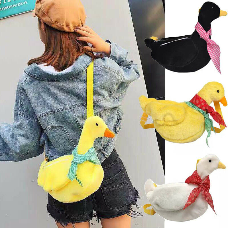 Duck Bag Cute Animal Sling Plush Purse Duck Bag Cute Animal Sling Plush Purse