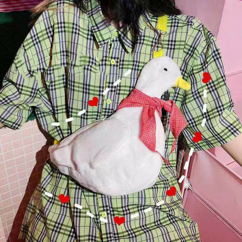 Duck Bag Cute Animal Sling Plush Purse Duck Bag Cute Animal Sling Plush Purse