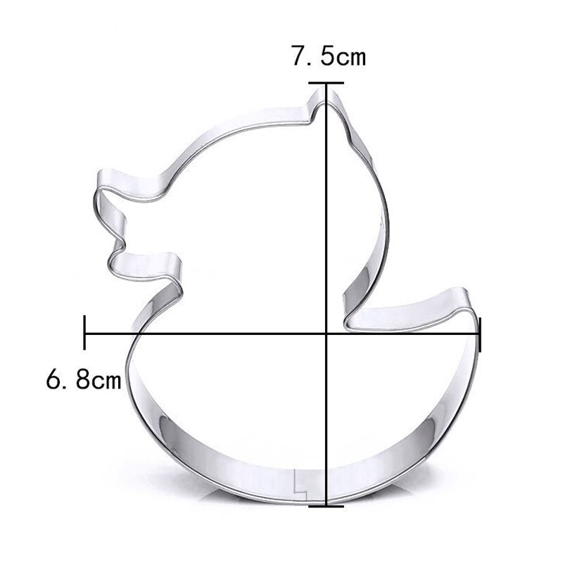 Duck Cookie Cutter Stainless Mold Duck Cookie Cutter Stainless Mold