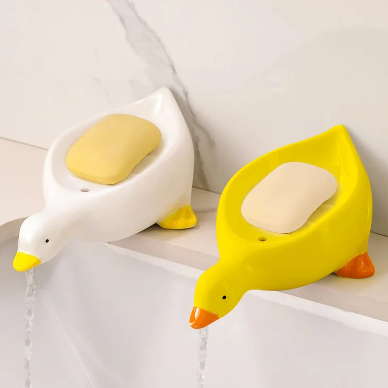Duck Soap Dish Cartoon Soap Dish Duck Shape Soap Box Drainable Soap Holder Soap Container Soap Dish For Tray Bathroom Duck Soap Dish Cartoon Soap Dish Duck Shape Soap Box Drainable Soap Holder Soap Container Soap Dish For Tray Bathroom