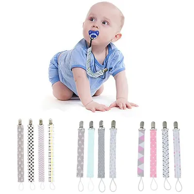 Dummy Clip 4PC Set Pacifier Holder Dummy Clip 4PC Set Pacifier Holder