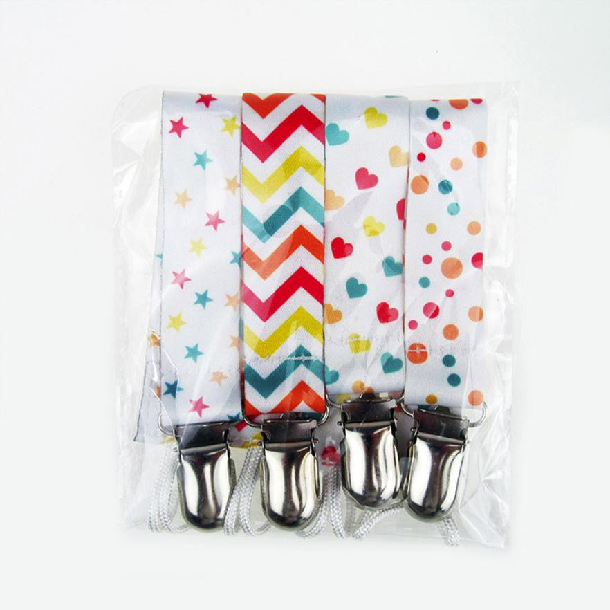 Dummy Clip 4PC Set Pacifier Holder Dummy Clip 4PC Set Pacifier Holder