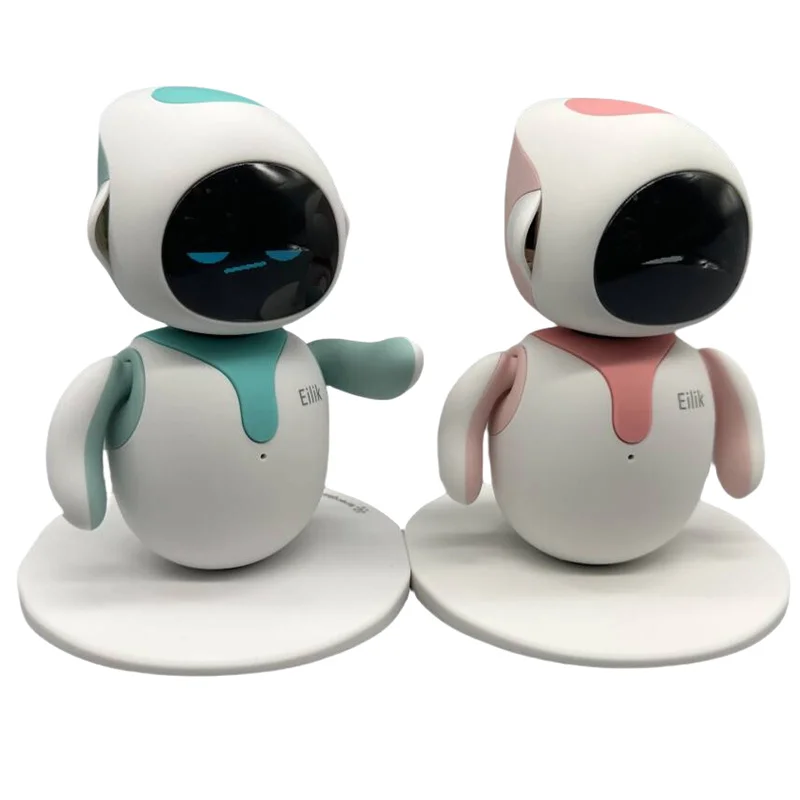 Duo Pack Eilik Smart Robot AI Artificial Intelligence Robots Accompany Lovely Children and Adults Desktop ai Pets Duo Pack Eilik Smart Robot AI Artificial Intelligence Robots Accompany Lovely Children and Adults Desktop ai Pets