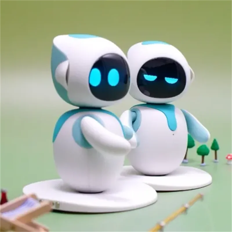 Duo Pack Eilik Smart Robot AI Artificial Intelligence Robots Accompany Lovely Children and Adults Desktop ai Pets