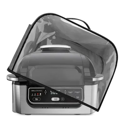 Durable Kitchen Dust Cap With Storage Pockets Air Fryer Hood For Ninja Foodi Grill Household Bread Baking Toaster Cover