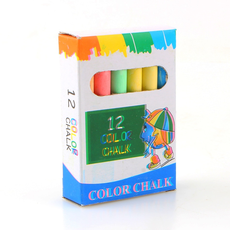 Dustless Colored Chalks (12 Pcs) Dustless Colored Chalks (12 Pcs)