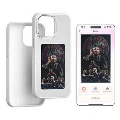 E-ink Screen Phone Case for IPhone Smart DIY Can Change Picture Refesh Photo Phone Cover No Batteries Required