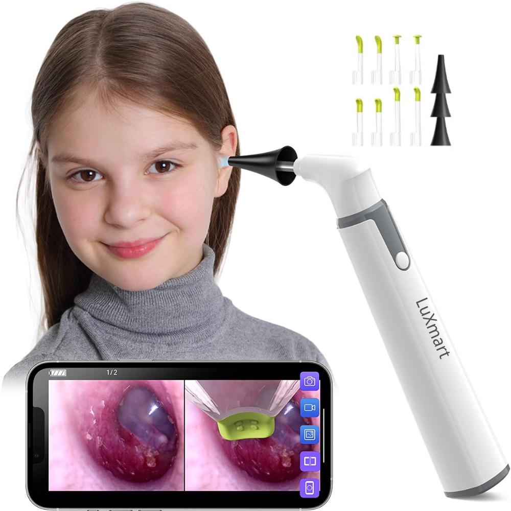 Ear Camera Endoscope 3.9mm Wireless Otoscope 720P HD WiFi Ear Scope with 6 LED for Kids and Adults Support Android and Ear Camera Endoscope 3.9mm Wireless Otoscope 720P HD WiFi Ear Scope with 6 LED for Kids and Adults Support Android and