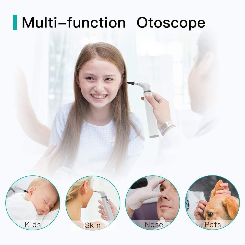 Ear Camera Endoscope 3.9mm Wireless Otoscope 720P HD WiFi Ear Scope with 6 LED for Kids and Adults Support Android and Ear Camera Endoscope 3.9mm Wireless Otoscope 720P HD WiFi Ear Scope with 6 LED for Kids and Adults Support Android and