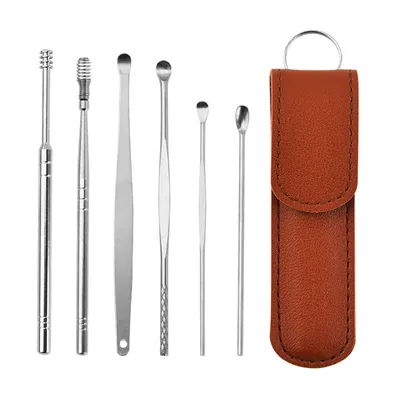 Ear Cleaner Set with Case (6 pcs) Ear Cleaner Set with Case (6 pcs)