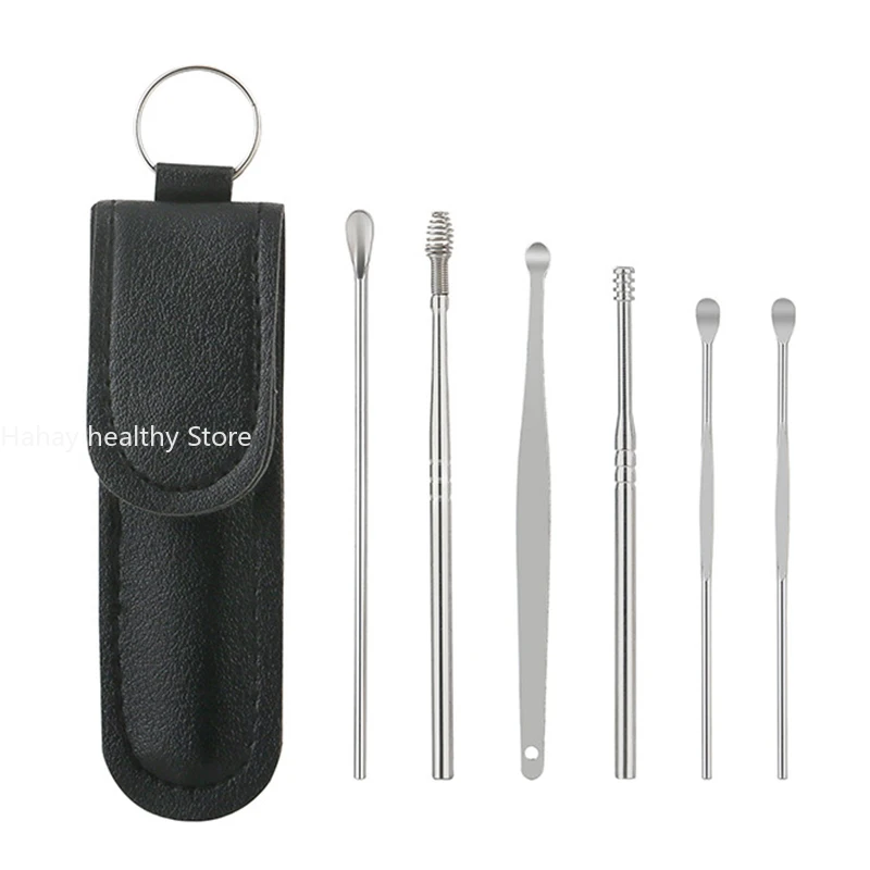 Ear Cleaner Wax Pickers Earpick Wax Remover Curette Ear Pick Cleaner Kit Spoon Care Ear Clean Tool Ear Cleaner Wax Pickers Earpick Wax Remover Curette Ear Pick Cleaner Kit Spoon Care Ear Clean Tool