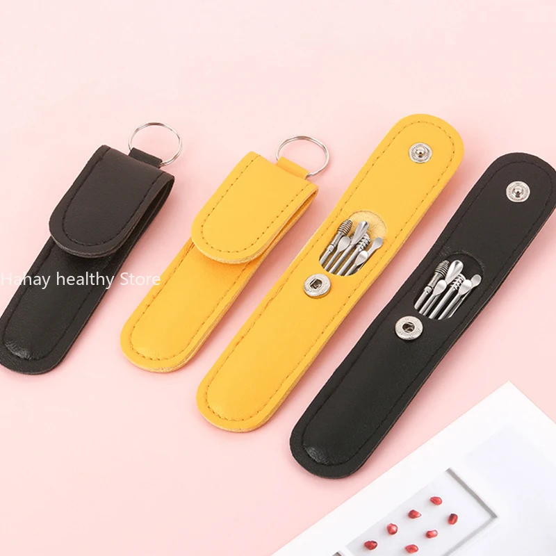 Ear Cleaner Wax Pickers Earpick Wax Remover Curette Ear Pick Cleaner Kit Spoon Care Ear Clean Tool Ear Cleaner Wax Pickers Earpick Wax Remover Curette Ear Pick Cleaner Kit Spoon Care Ear Clean Tool