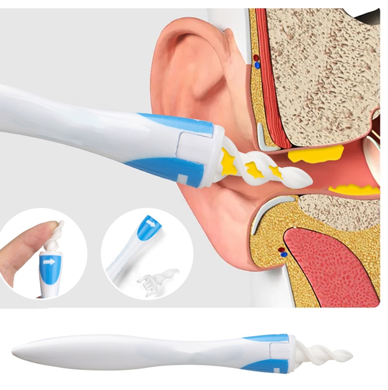 Ear Cleaner With Soft Silicone Ear Wax Remover Tool 16 Replacement Tips Spiral Earwax Health Ear Cleaner Care Tools Ear Cleaner With Soft Silicone Ear Wax Remover Tool 16 Replacement Tips Spiral Earwax Health Ear Cleaner Care Tools