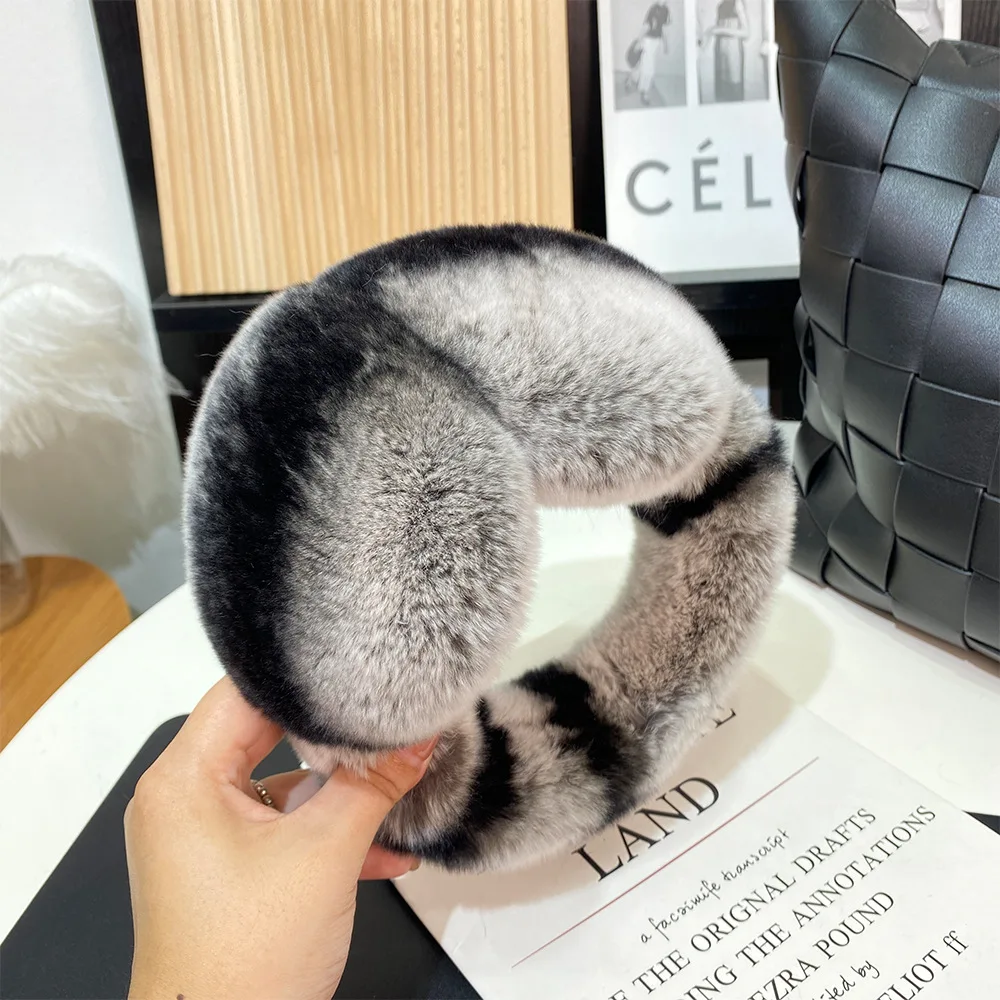 Ear Muffs For Women Winter EarWarmers Soft Warm Cable Furry Real Rex Rabbit Ear Covers For Cold Weather Ear Muffs For Women Winter EarWarmers Soft Warm Cable Furry Real Rex Rabbit Ear Covers For Cold Weather