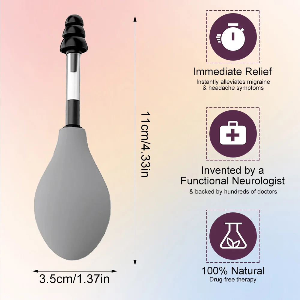 Ear Pressure Tool Portable Ear Pressure Relief Suction Device Wih 3 Sizes Of Earplugs Inner Ear Pressure Relief Tool Ear Pressure Tool Portable Ear Pressure Relief Suction Device Wih 3 Sizes Of Earplugs Inner Ear Pressure Relief Tool