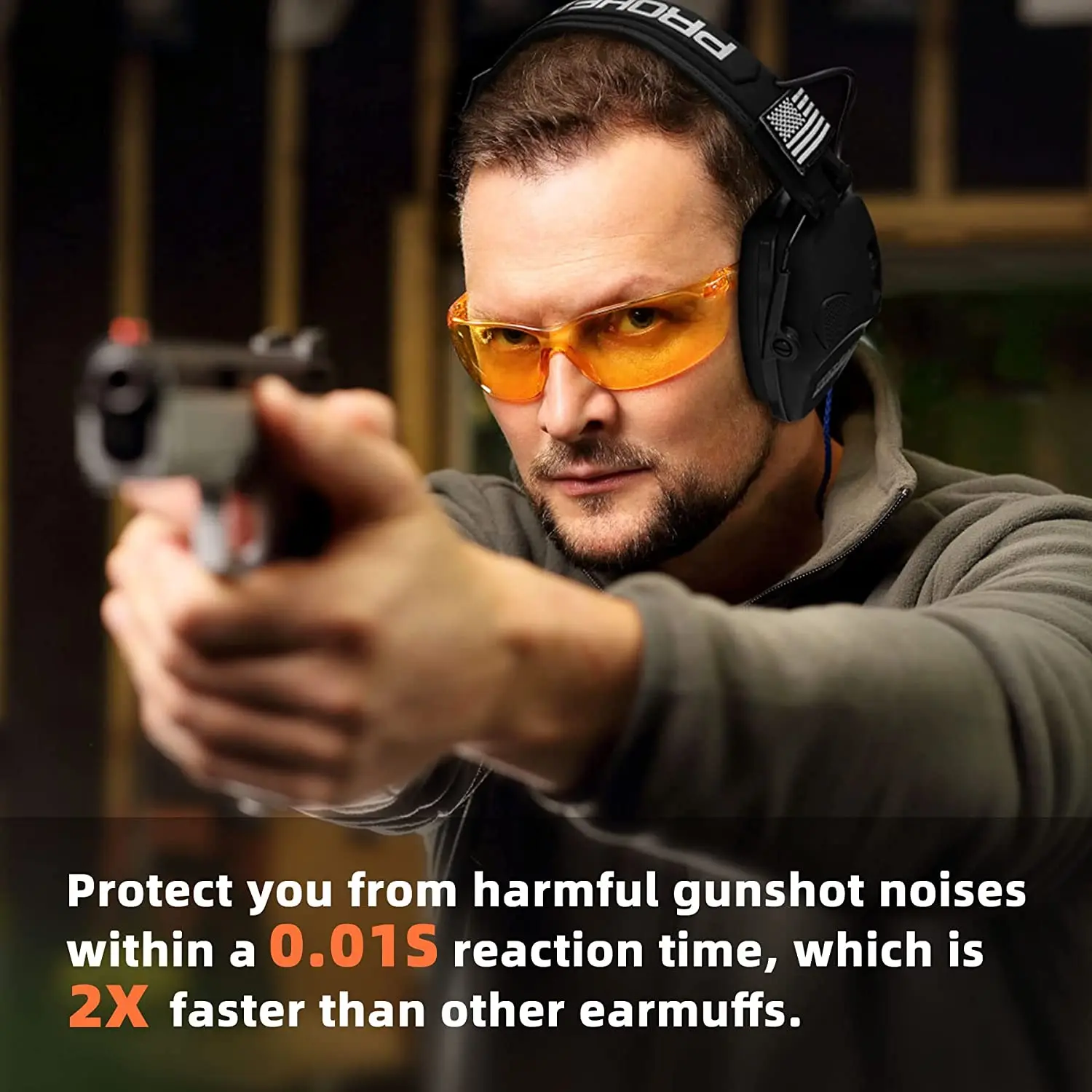 Ear Protection Electronic Hearing Protection Sparta Active Protector for Shooting Earmuffs NRR 23dB Noise Reduction