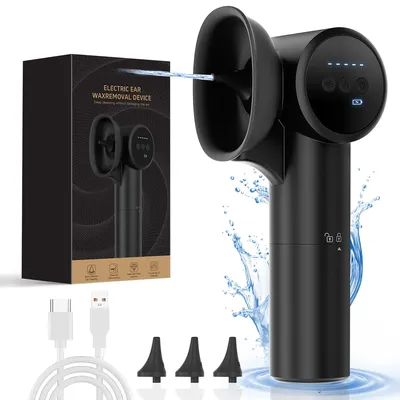 Ear Wax Removal Kit, Soft Spray Safe and Effective Cleaner, with 5 Pressure Settings for Ear Wax Irrigator with Ear Wax Removal Kit, Soft Spray Safe and Effective Cleaner, with 5 Pressure Settings for Ear Wax Irrigator with