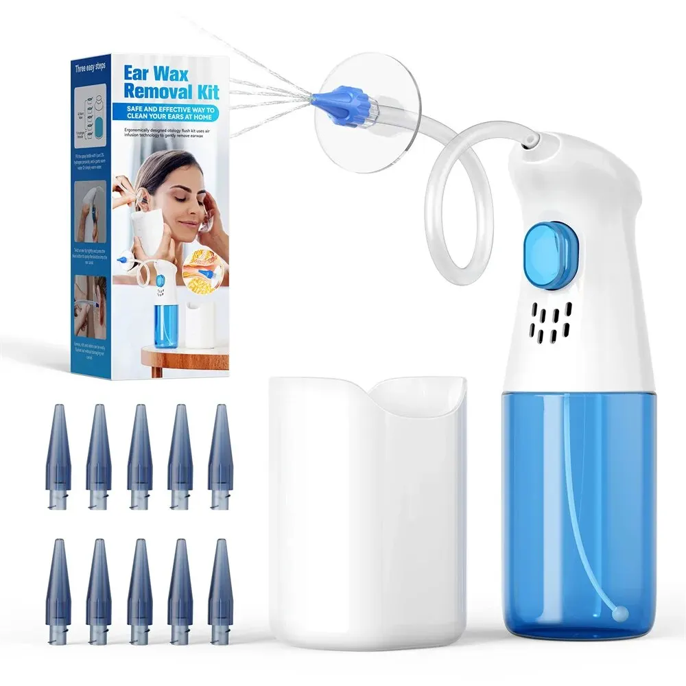 Ear Wax Removal Manual Ear Cleaner Water Cleaner Earwax Remover Kit Ear Irrigation Flushing System Ear Cleaning Kit