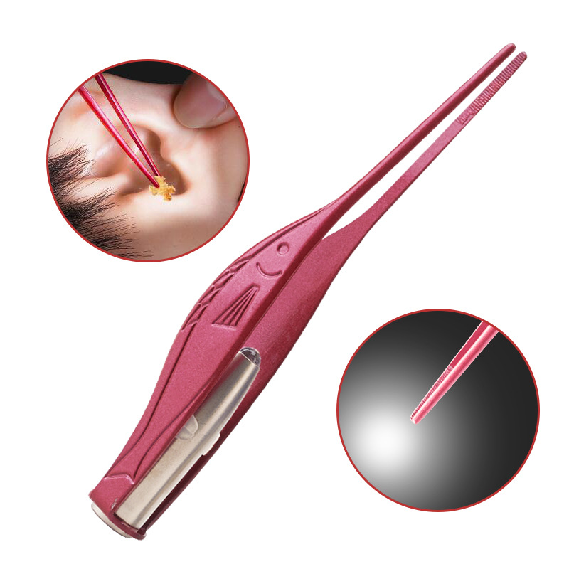 Ear Wax Tweezer with LED Light Ear Wax Tweezer with LED Light