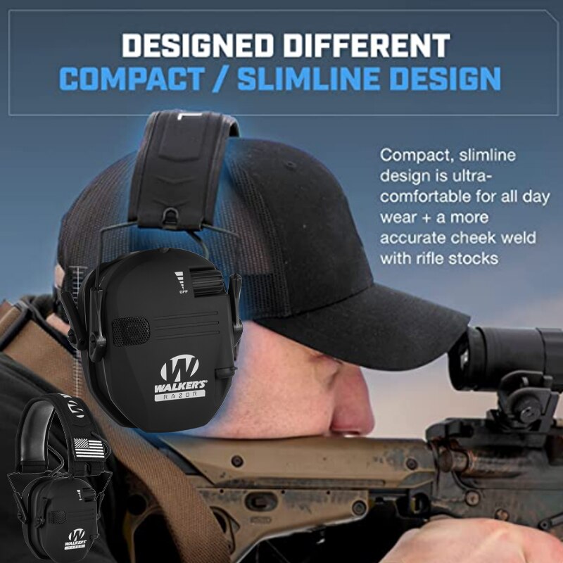 Earmuffs Active Headphones for Shooting Electronic Hearing Protection Ear Protect Noise Reduction Active Hunting Earmuffs Active Headphones for Shooting Electronic Hearing Protection Ear Protect Noise Reduction Active Hunting
