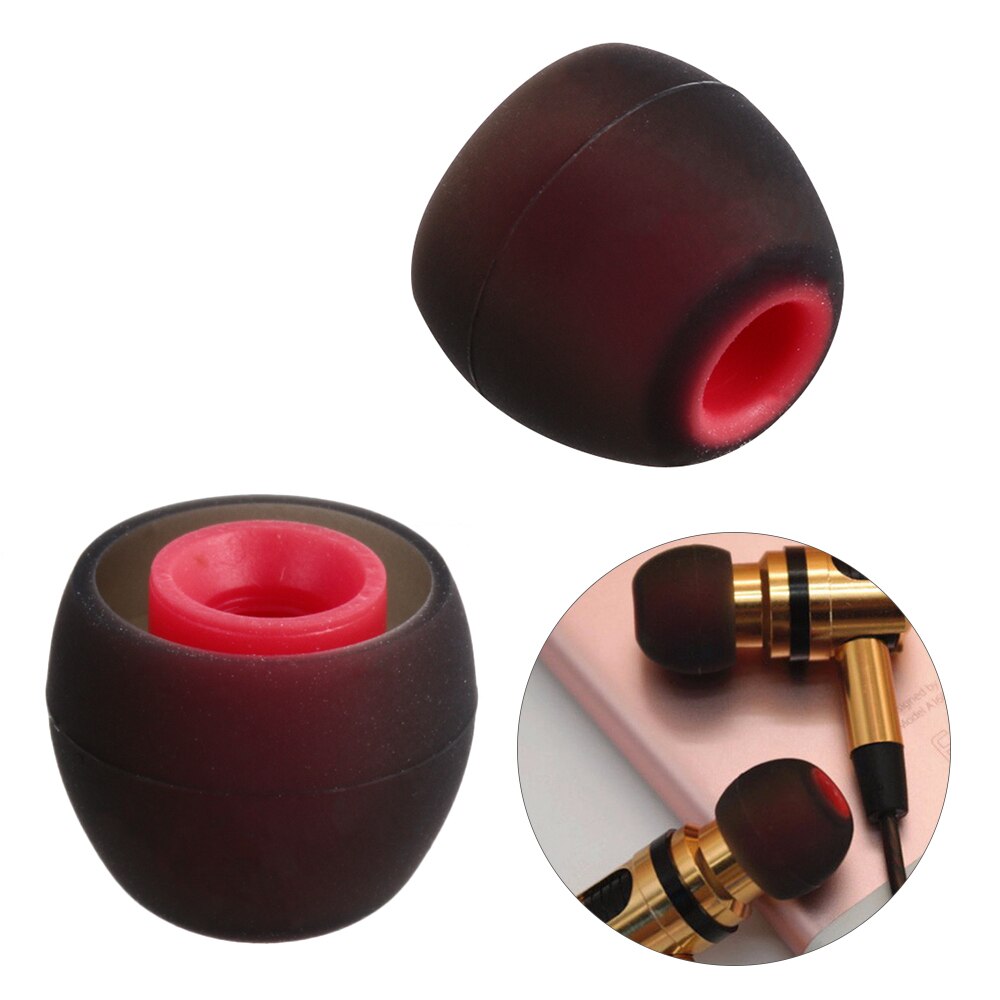 Earphone Rubber Buds Silicone Tips (12 Pcs) Earphone Rubber Buds Silicone Tips (12 Pcs)