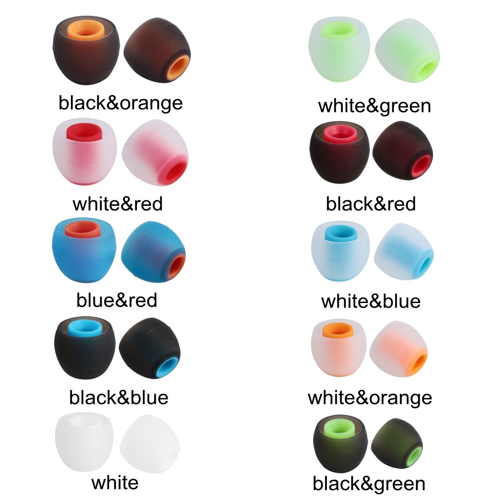 Earphone Rubber Buds Silicone Tips (12 Pcs) Earphone Rubber Buds Silicone Tips (12 Pcs)