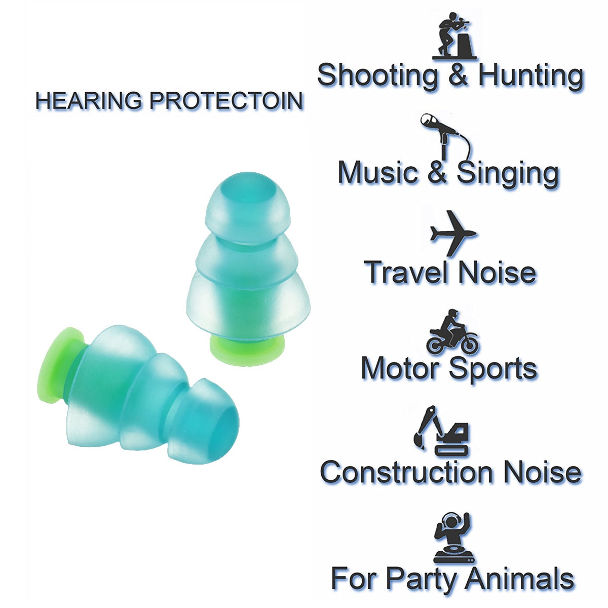 Earplugs For Sleeping Silicone Ear Plugs Earplugs For Sleeping Silicone Ear Plugs