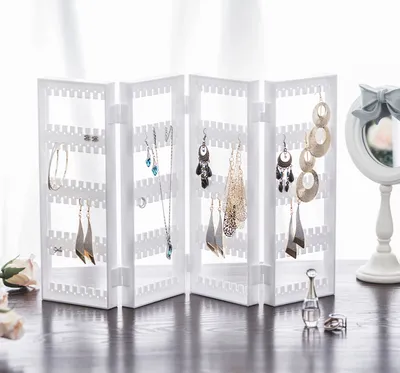 Earring Holder Rack and Jewelry Stand