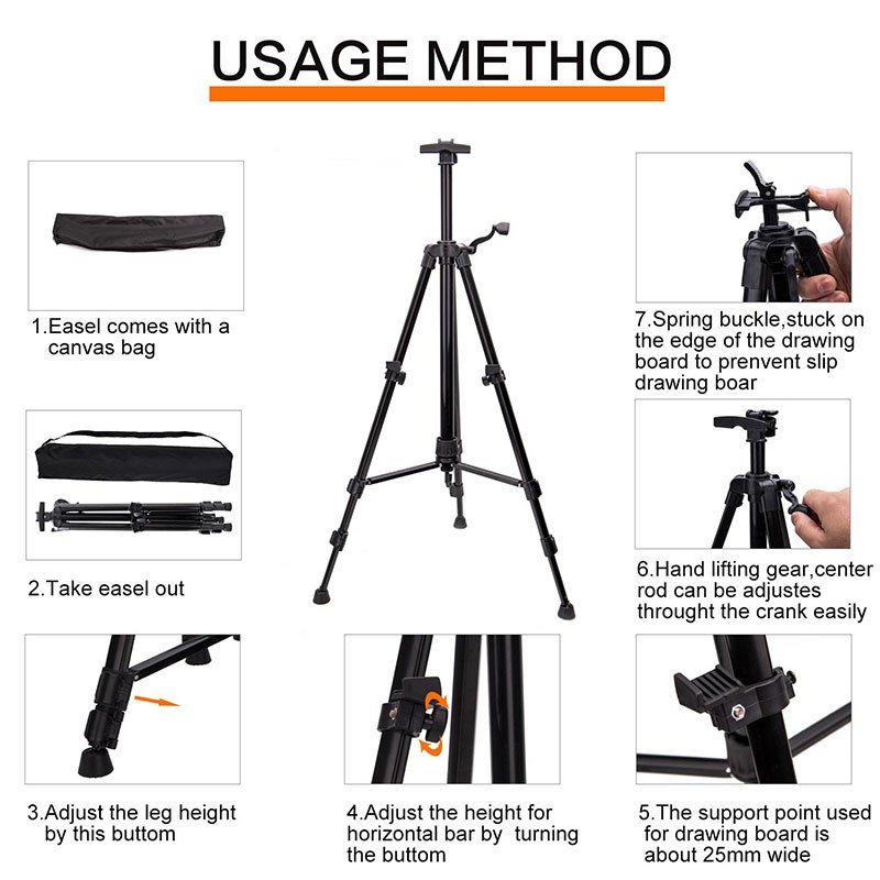 Easel Stand Adjustable Display Tripod Easel Stand Adjustable Display Tripod