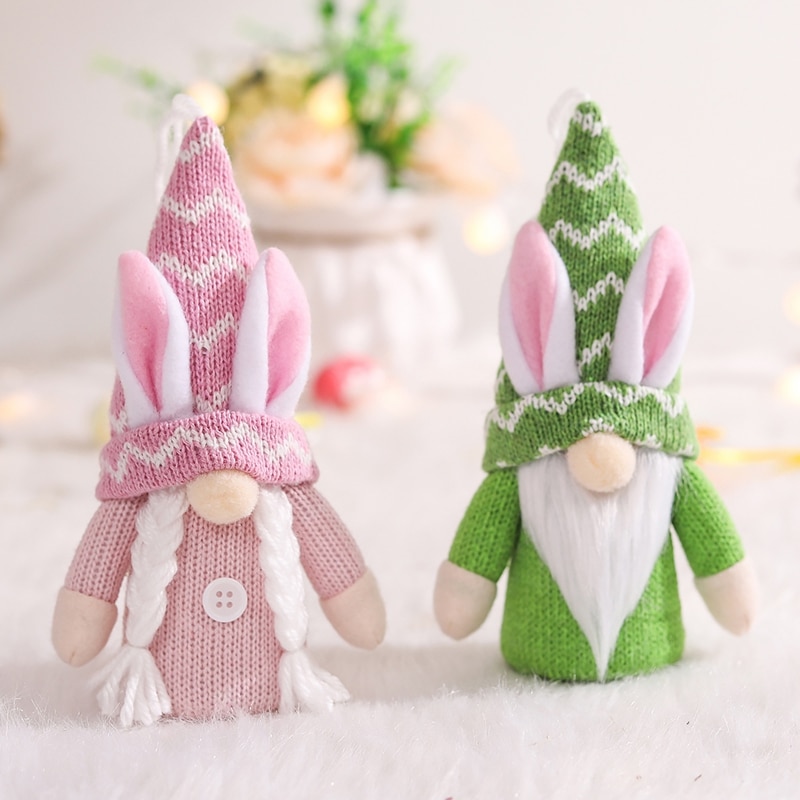 Easter Bunny Gnome Ornament