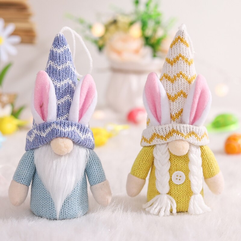 Easter Bunny Gnome Ornament