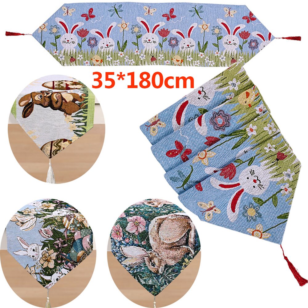 Easter Table Runner Tablecloth