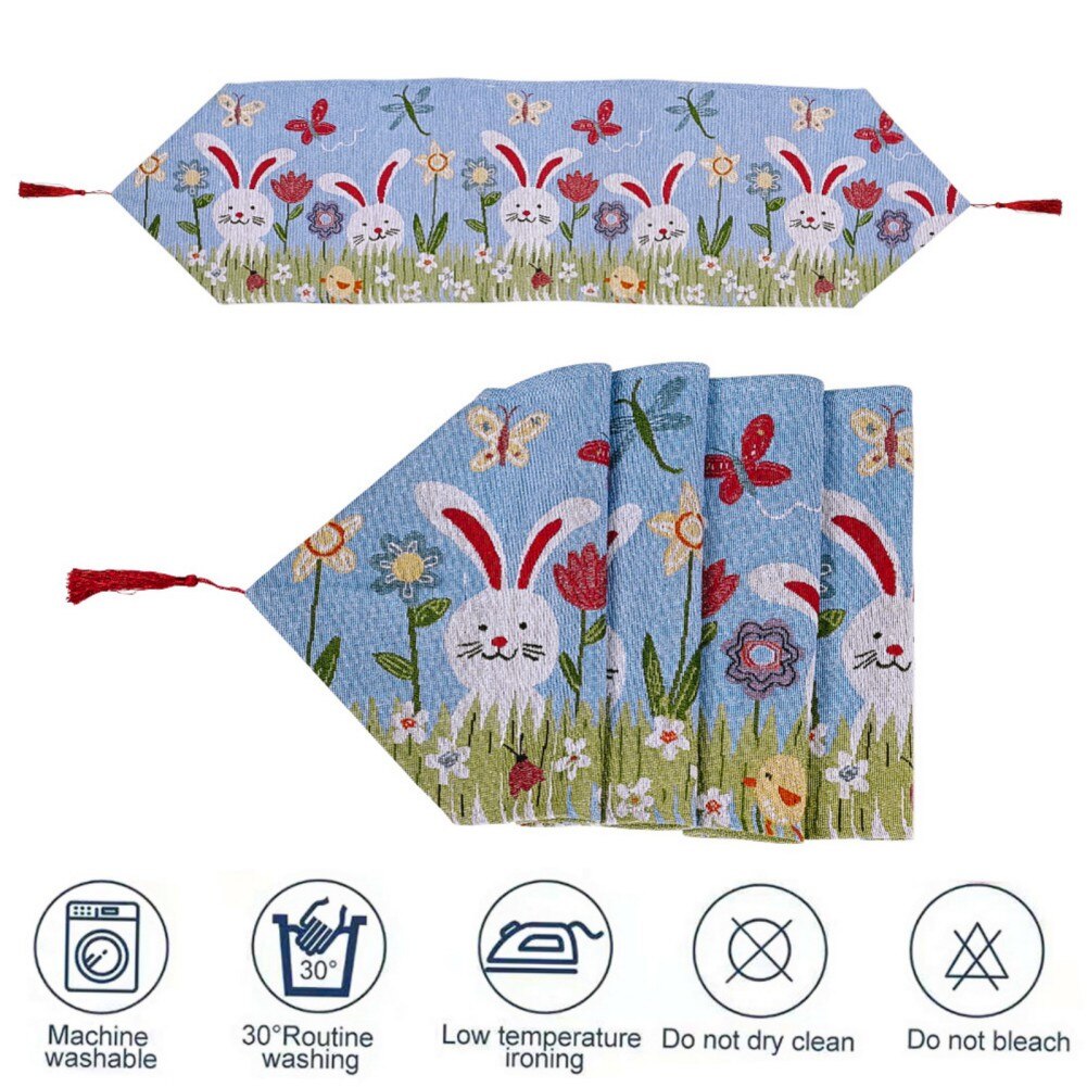 Easter Table Runner Tablecloth