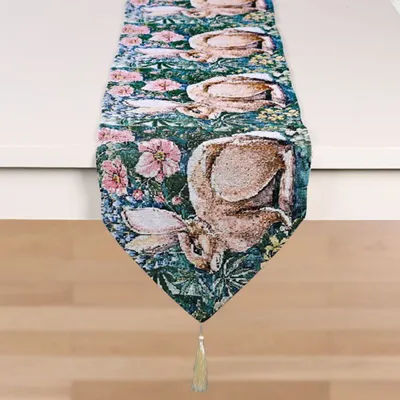 Easter Table Runner Tablecloth