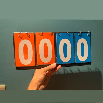 Easy Flip Portable Basketball Scoreboard Easy Flip Portable Basketball Scoreboard
