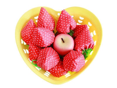 Eco Bag Strawberry-Shaped Container Eco Bag Strawberry-Shaped Container