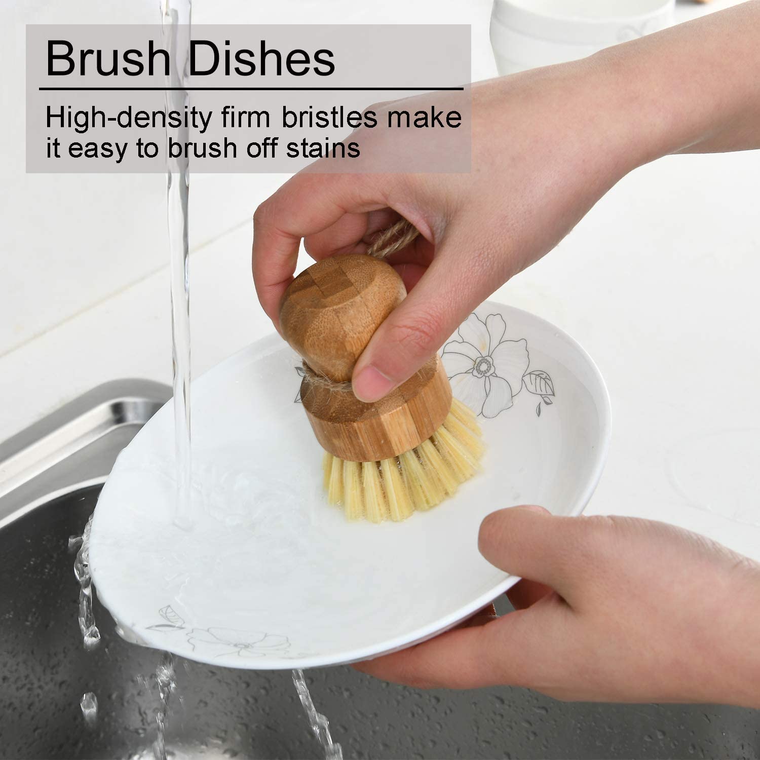 Eco Friendly Bamboo Dish Brush (2 pcs) Eco Friendly Bamboo Dish Brush (2 pcs)