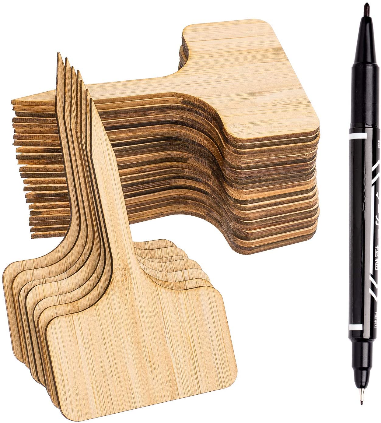Eco Friendly Bamboo Plant Labels (20 pcs)